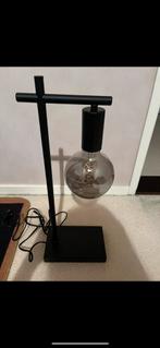 Tafellamp met Lamp, Huis en Inrichting, Lampen | Tafellampen, Ophalen of Verzenden, Zo goed als nieuw, Metaal, Minder dan 50 cm