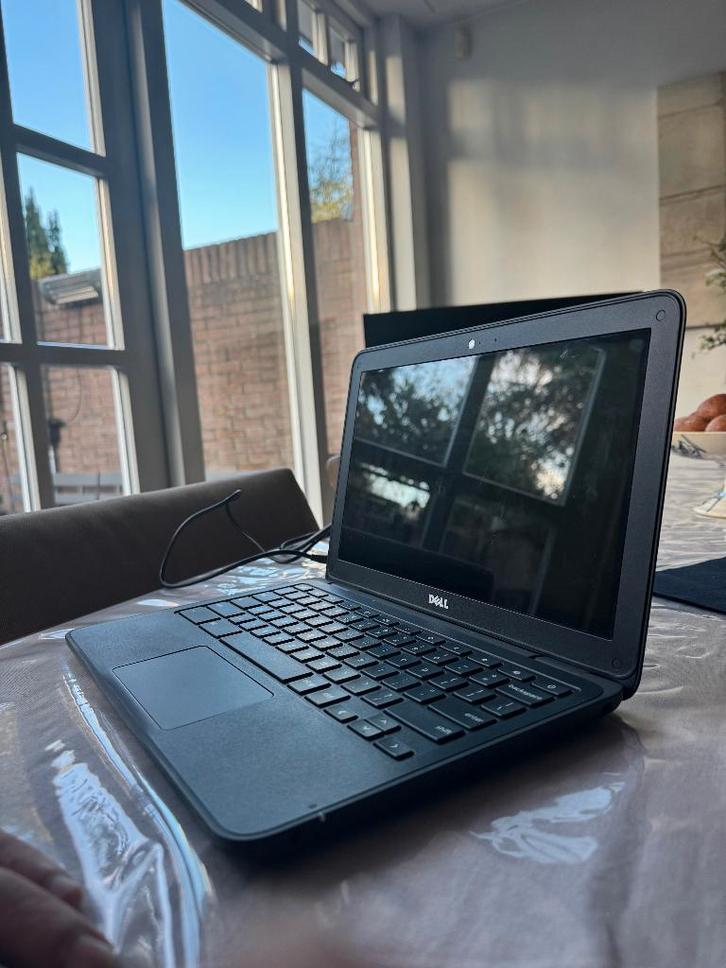 Dell Chromebook 11 3180 + oplader + hoes – netjes, gereset, Computers en Software, Chromebooks, Refurbished, 11 inch, 4 GB of minder