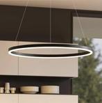 Arcchio LED hanglamp Albiona, zwart, 1 ring, Ø 80 cm, Ophalen, Nieuw, Metaal, 75 cm of meer