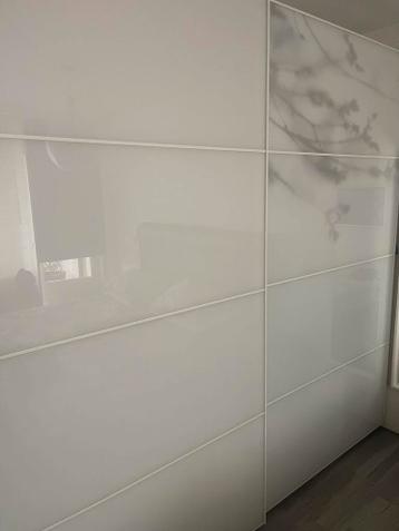 Ikea Pax Schuifdeuren Melkglas (2x 1,26m) - afbeelding 6