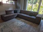 Ruime antracietgrijze hoekbank, super kwaliteit eco-leather, Ophalen, Gebruikt