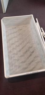 4 fijn draad mand schuiflades 100 x 58 wit incl uittrekrail, Huis en Inrichting, Kasten | Kledingkasten, Ophalen, Nieuw, 50 tot 100 cm