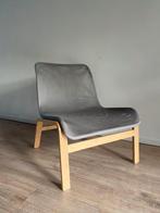 IKEA NOLMYRA Stoel - Grijs Netstof, Berken Frame, Huis en Inrichting, Fauteuils, Ophalen, Minder dan 75 cm, Zo goed als nieuw