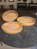 Nieuwe dienbladen mangohout in 3 maten €25 €35 €45, Ophalen, ., Nieuw, .