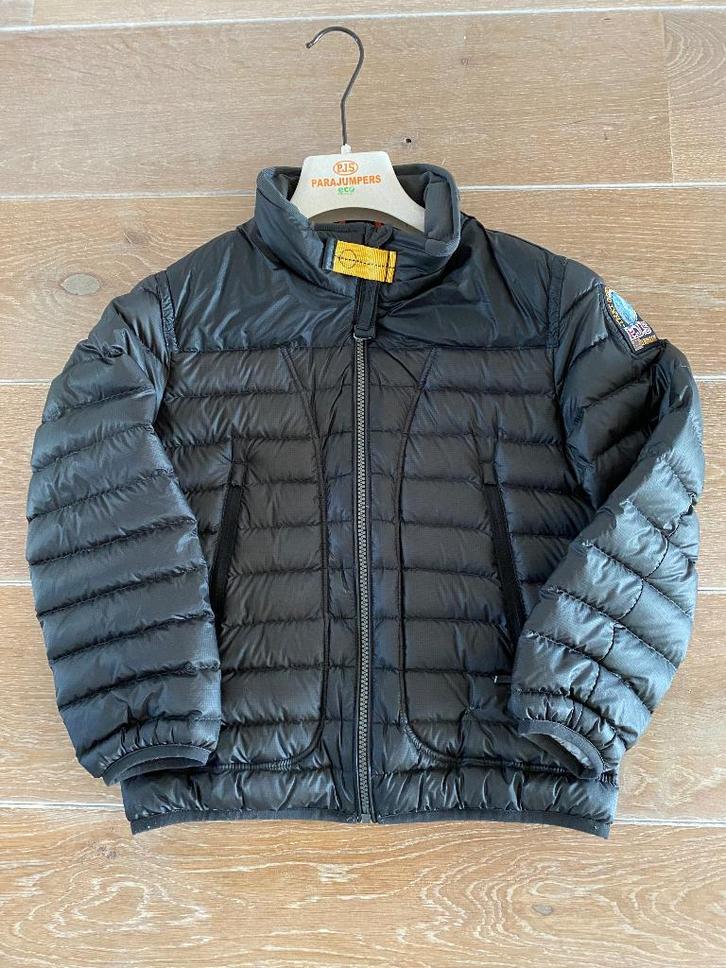 In nette staat: grijze Parajumpers Arthur mt 128, Kinderen en Baby's, Kinderkleding | Maat 128, Zo goed als nieuw, Jongen, Jas