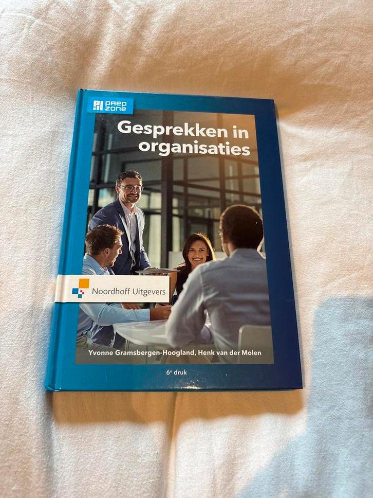 Gesprekken in organisaties - 6e druk, Boeken, Studieboeken en Cursussen, Gelezen, HBO, Gamma, Ophalen of Verzenden