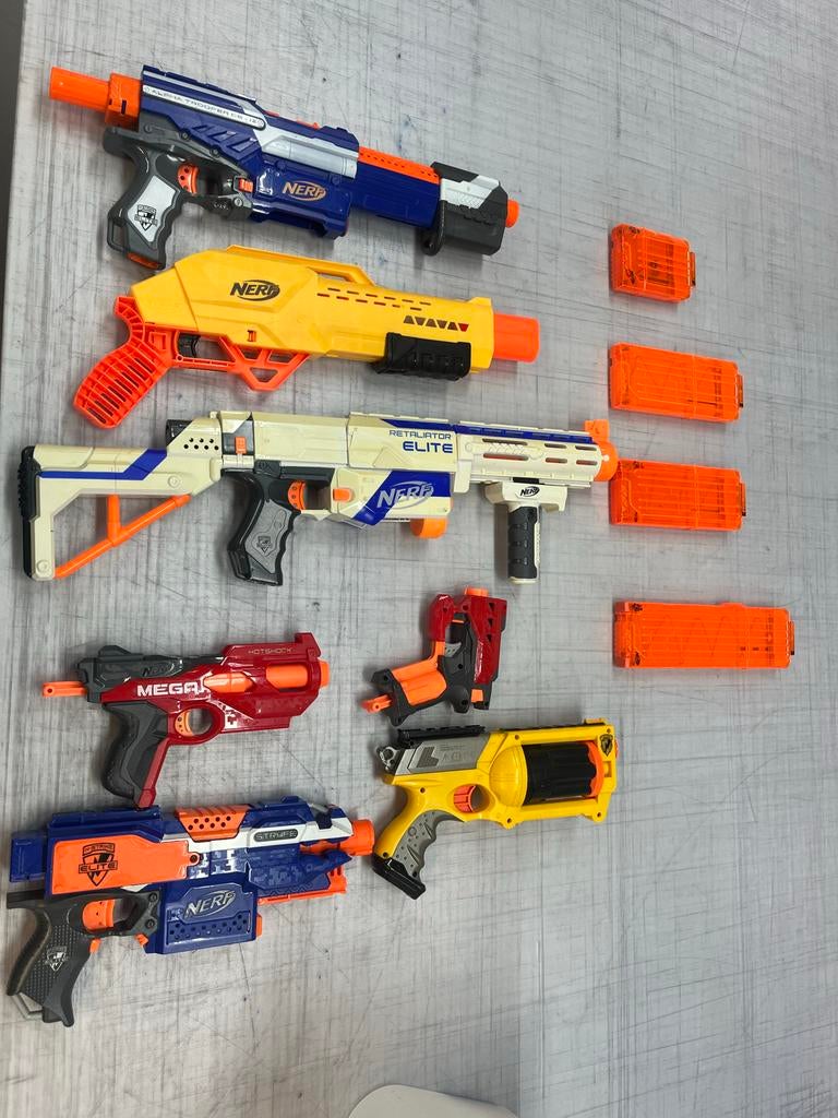Nerf Collectie - Werkend met Magazijnen, Ophalen, Gebruikt, Jongen of Meisje
