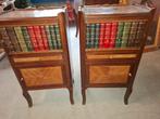 2x antieke bijzettafel/nachtkasten, Antiek en Kunst, Ophalen