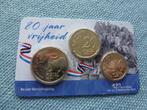 Coincard nerderland 80 jaar vrij, Postzegels en Munten, Munten | Nederland, Ophalen of Verzenden, Koningin Beatrix, Euro's, Setje