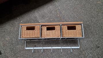 Kinderkapstok met mandjes - 71x20x34 cm beschikbaar voor biedingen