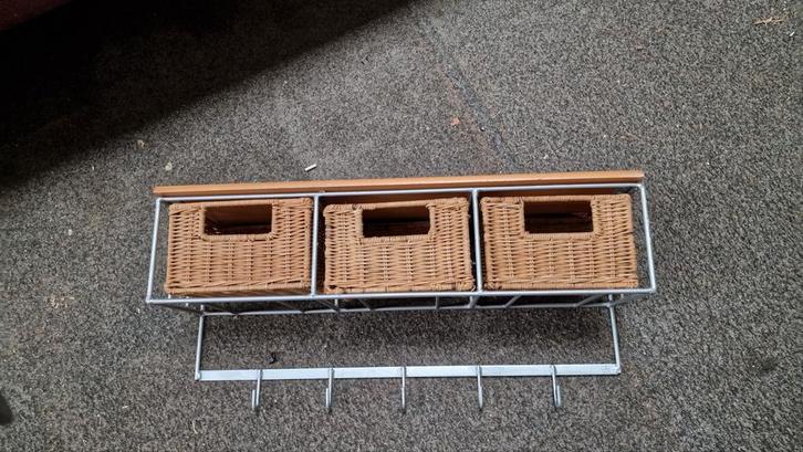 Kinderkapstok met mandjes - 71x20x34 cm, Huis en Inrichting, Woonaccessoires | Kapstokken, Gebruikt, Kinderkapstok, Minder dan 100 cm