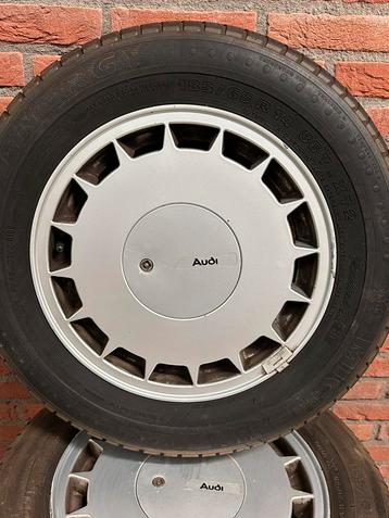 4 Originele Audi-velgen (met banden) beschikbaar voor biedingen