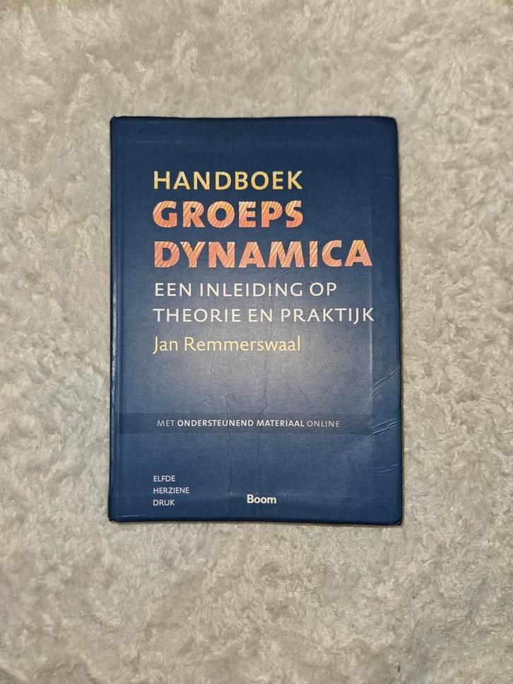 Handboek Groepsdynamica - Jan Remmerswaal, Boeken, Studieboeken en Cursussen, Gelezen, HBO, Gamma, Ophalen of Verzenden