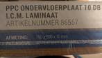 26x nieuwe 10mm onderplaat voor een vloer van PPC, Ophalen, Nieuw