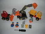 Technisch Duplo Toolo wegenbouw met  set 3590 + extra., Ophalen of Verzenden, Gebruikt, Complete set, Duplo