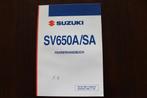 Suzuki SV650 A/SA 2006 fahrer handbuch SV 650, Motoren, Handleidingen en Instructieboekjes, Ophalen of Verzenden, Suzuki