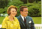 Ansichtkaart	Beatrix	& Claus	verloving, Verzenden, 1960 tot 1980, Gelopen, Sterren en Beroemdheden