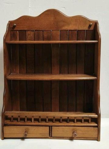 Wall cabinet houten wandplank minikastje showkastje beschikbaar voor biedingen