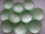 10 Grote Knopen in een mooie Groene Parelmoer Kleur - 3.5 cm, Hobby en Vrije tijd, Naaien en Fournituren, Verzenden, Gebruikt