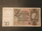 Germany 20 mark 1929 VF, Postzegels en Munten, Bankbiljetten | Europa | Niet-Eurobiljetten, Ophalen of Verzenden, Duitsland