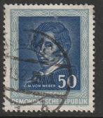 DDR 1952 310  Von Weber, Gest, Postzegels en Munten, Postzegels | Europa | Duitsland, Ophalen of Verzenden, DDR, Gestempeld