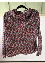 Blouse Brown with print, Kleding | Dames, Bruin, Zara, Maat 42/44 (L), Ophalen of Verzenden