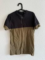 Zwart-groen T-shirt met halve rits van Only & Sons, maat M, Maat 48/50 (M), Zwart, Ophalen of Verzenden, Zo goed als nieuw