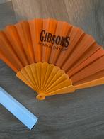 Nieuw waaier festival oranje Gibsons Londen gin koningsdag, Nieuw, Ophalen of Verzenden, Accessoires, Oranje of Koningsdag