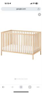 Ikea Sniglar ledikant + matras, Ophalen, 70 tot 85 cm, Zo goed als nieuw, Lattenbodem