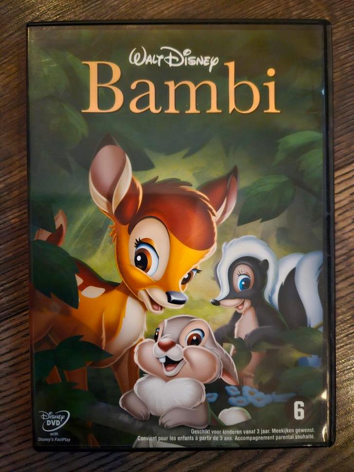 Disney's Bambi - Klassieker op DVD!, Cd's en Dvd's, Dvd's | Kinderen en Jeugd, Zo goed als nieuw, Film, Dieren, Alle leeftijden