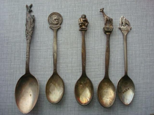 vintage deel verzameling LEPELTJES 1950/70, Verzamelen, Ophalen, Gebruikt