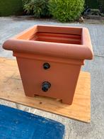 Zelfwaterende plantenbak, Kunststof, Gebruikt, Minder dan 60 cm, Vierkant