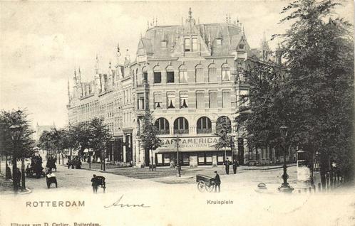 Rotterdam - Kruisplein - 1903 gelopen, Verzamelen, Ansichtkaarten | Nederland, Gelopen, Utrecht, Voor 1920, Ophalen of Verzenden