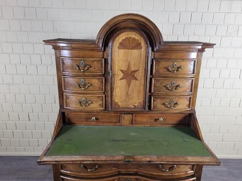 Barok secretaire, tabernackel secretaire, ca. 1740, noten, Huis en Inrichting, Kasten | Overige, Ophalen of Verzenden