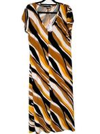 Nieuw No Man’s land lange jurk maat XL okergeel camel zwart, Overige kleuren, Verzenden, Maat 42/44 (L), Nieuw