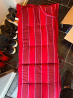 2 Stoelkussens rood gestreept, Caravans en Kamperen, Ophalen, Gebruikt, 1-persoons