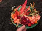 Carnaval hoed  met  hoogwaardige zijde bloemen, Carnaval, Ophalen of Verzenden
