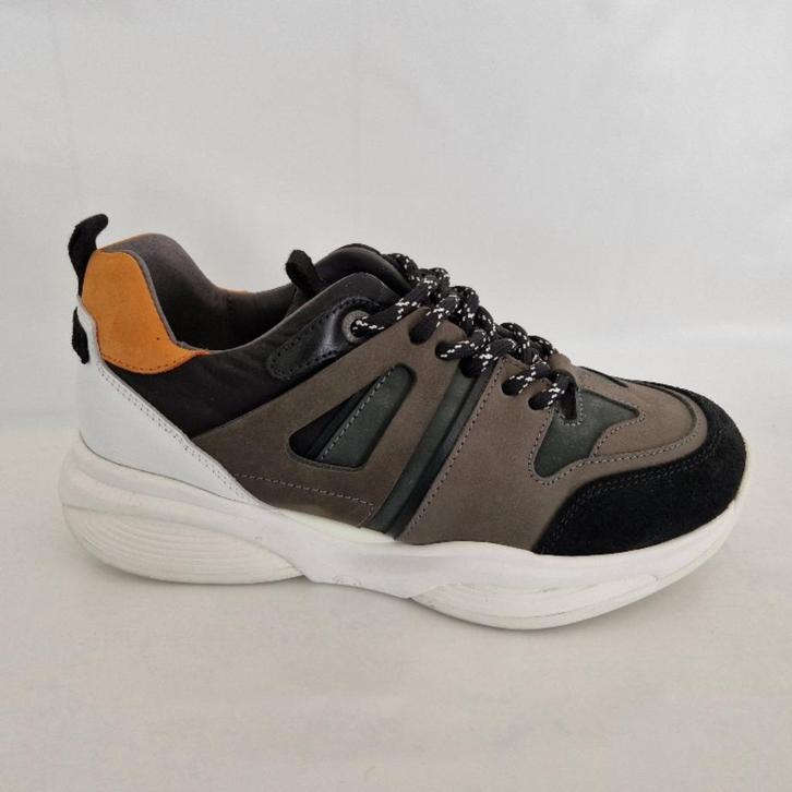 XSENSIBLE STRETCHWALKER, mt 37 wijdte H, black-grey-orange, Kleding | Dames, Schoenen, Nieuw, Sneakers of Gympen, Zwart, Ophalen of Verzenden