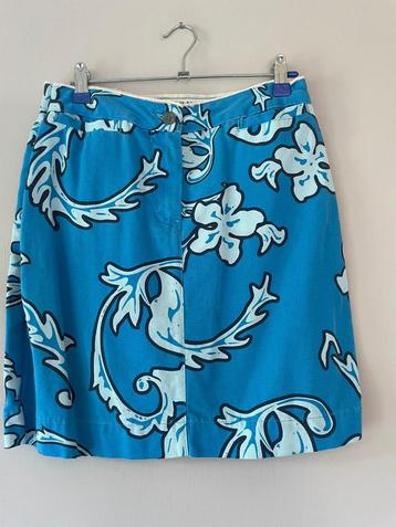 Blauw rok met print maat 29 beschikbaar voor biedingen