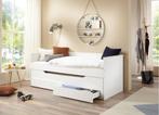 Ronny kajuitbed (met slaaplade) - 90x200 - Wit, Kinderen en Baby's, Kinderkamer | Bedden, Ophalen of Verzenden, Nieuw