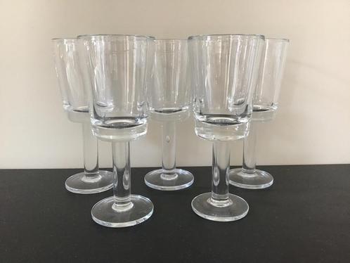 Vintage wijnglazen waterglazen groot * 5 stuks * mondgeblaze, Verzamelen, Glas en Borrelglaasjes, Zo goed als nieuw, Overige typen