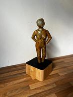 Beeld Annet | powervrouw | handgemaakt | speksteen, Antiek en Kunst, Ophalen