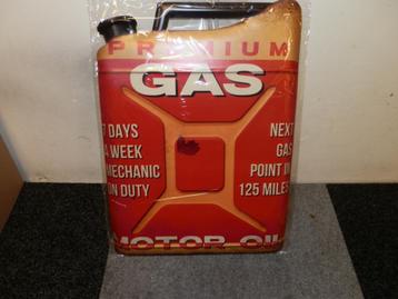 Reclameborden groot Gasoline rock en roll 40x65 cm in seal beschikbaar voor biedingen
