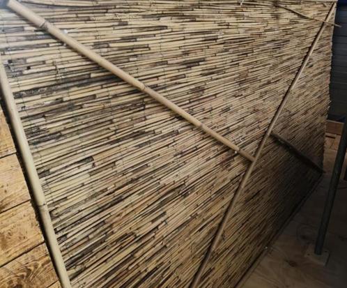 Bamboe wanddelen / scheidingswand – 125 x 250 cm (10x), Doe-het-zelf en Verbouw, Platen en Panelen, Gebruikt, Overige materialen