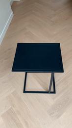 Metalen bijzettafel, Huis en Inrichting, Tafels | Bijzettafels, Minder dan 55 cm, Gebruikt, Metaal of Aluminium, Rechthoekig