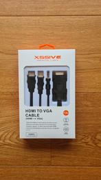 Xssive HDMI naar VGA kabel – 1,5m, Ophalen of Verzenden, Nieuw, Minder dan 2 meter, HDMI-kabel
