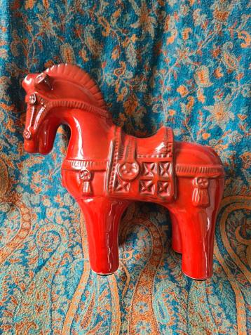 Aardewerk beeld paard Bitossi style  beschikbaar voor biedingen