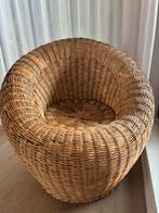 Vintage rieten stoelen 2 stuks, Huis en Inrichting, Fauteuils, Ophalen, Zo goed als nieuw, Minder dan 75 cm