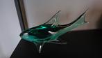 Kristallen Vis - Groen Decoratieobject, Antiek en Kunst, Ophalen of Verzenden