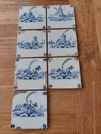 7 Oud hollandse wand tegels 13 x 13, Antiek en Kunst, Ophalen of Verzenden